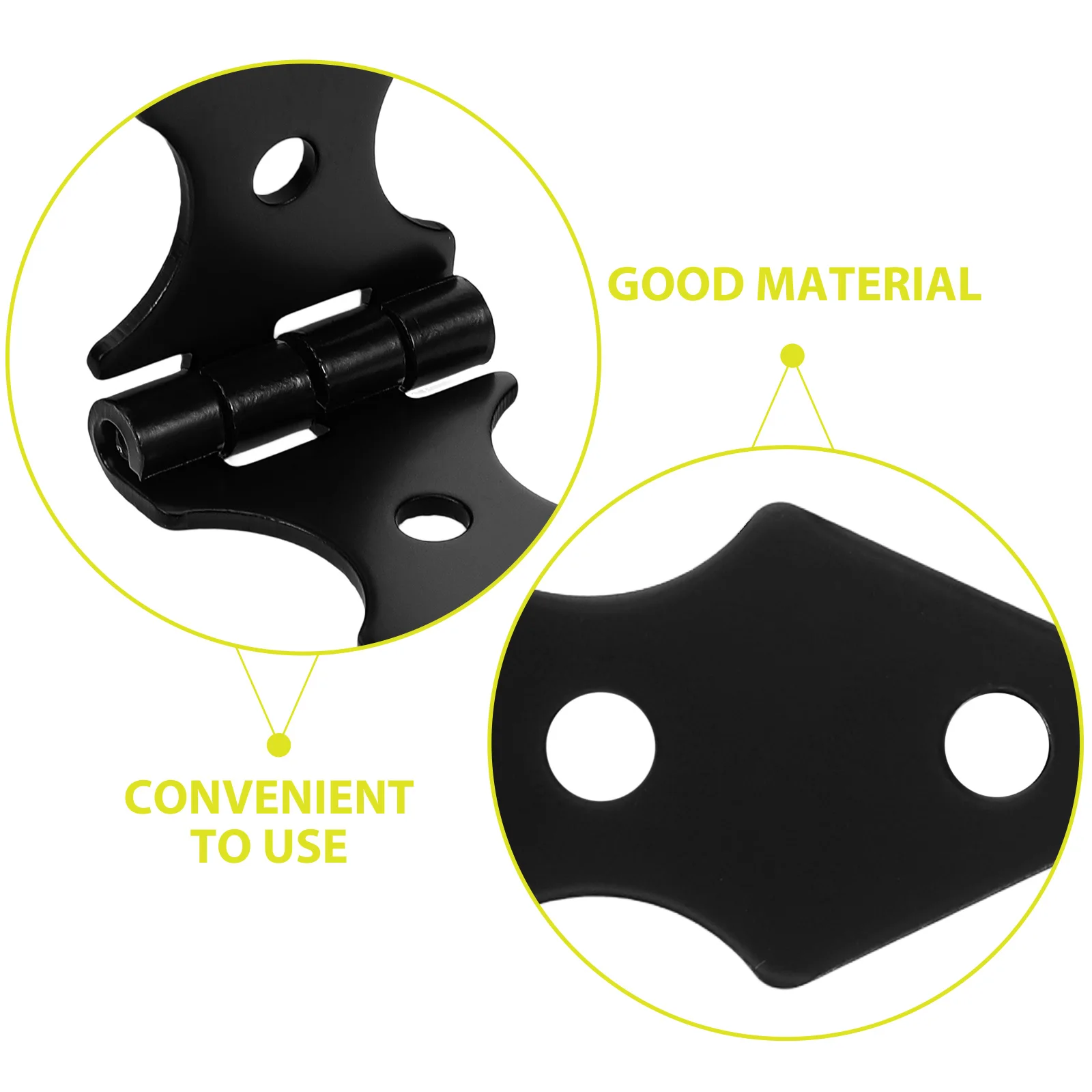 

10 Pcs Garden Door Hinges Fence Gate Replacements for Iron Heavy Duty Deck Outdoor