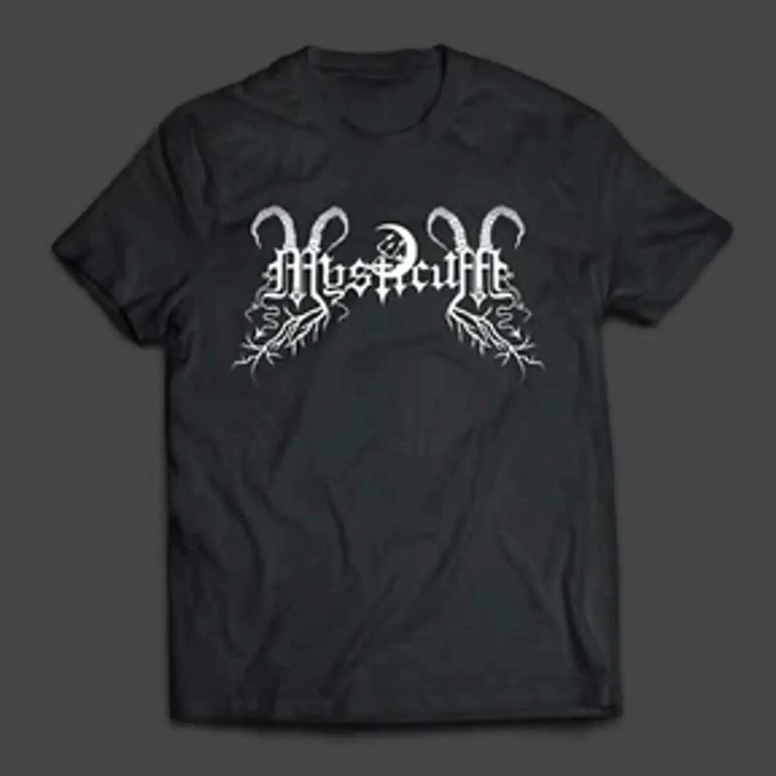 MYSTICUM In The Streams Of Inferno T SHIRT vintage Washed Casual Slightly Versatile Unisex streetwear Stretched Soft homme