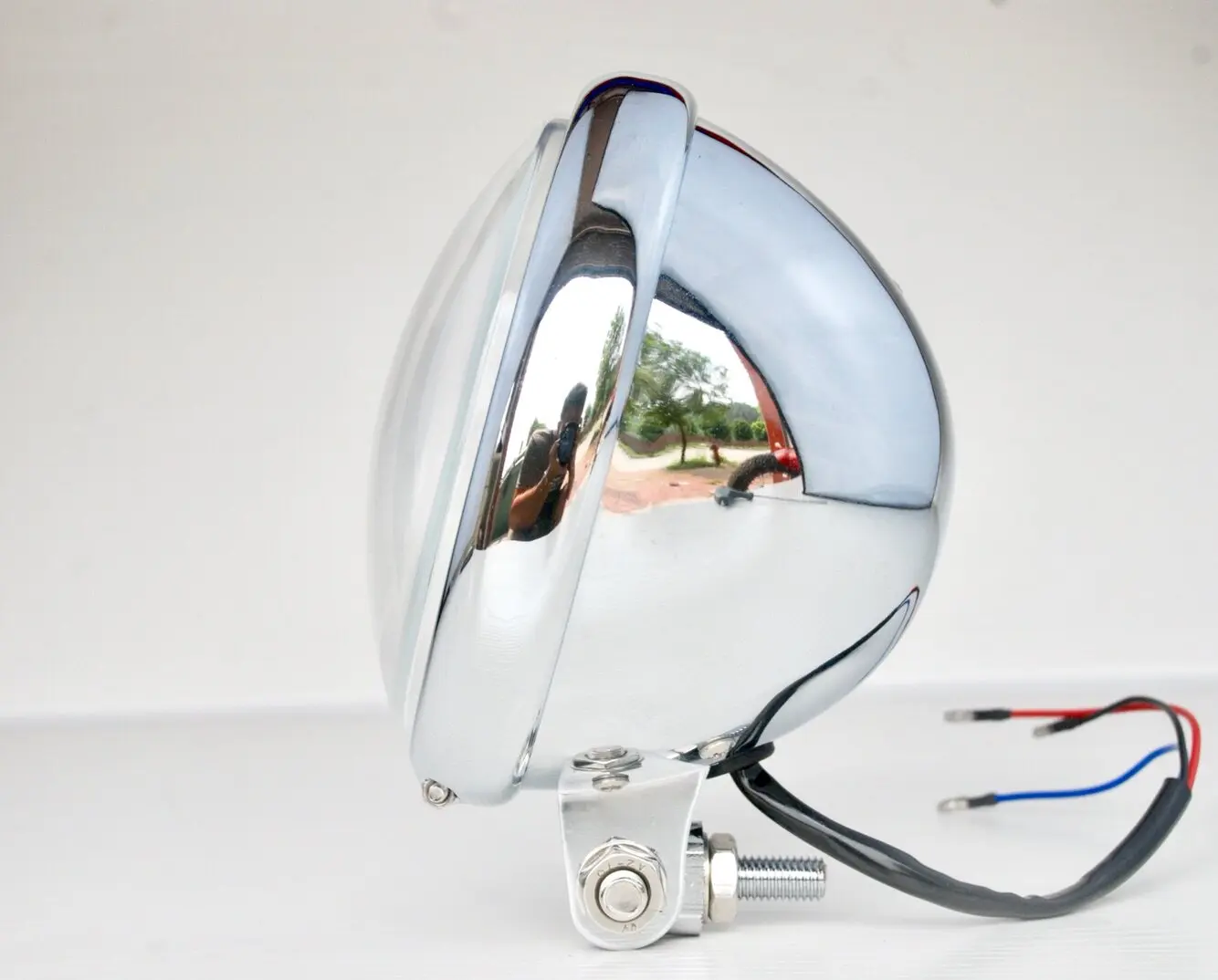 【Premium】For Motorcycle modified 5.75-inch retro headlight assembly with YOUXIA Shineray  400SR400 front headlights