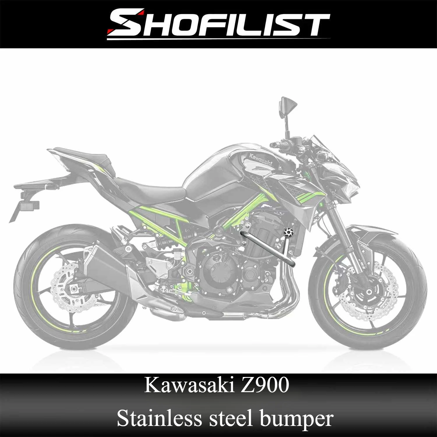 Bumper modifikasi Kawasaki Z900, Bumper Stainless Steel 304, kompetisi, Bumper Anti jatuh, bingkai pelindung tebal