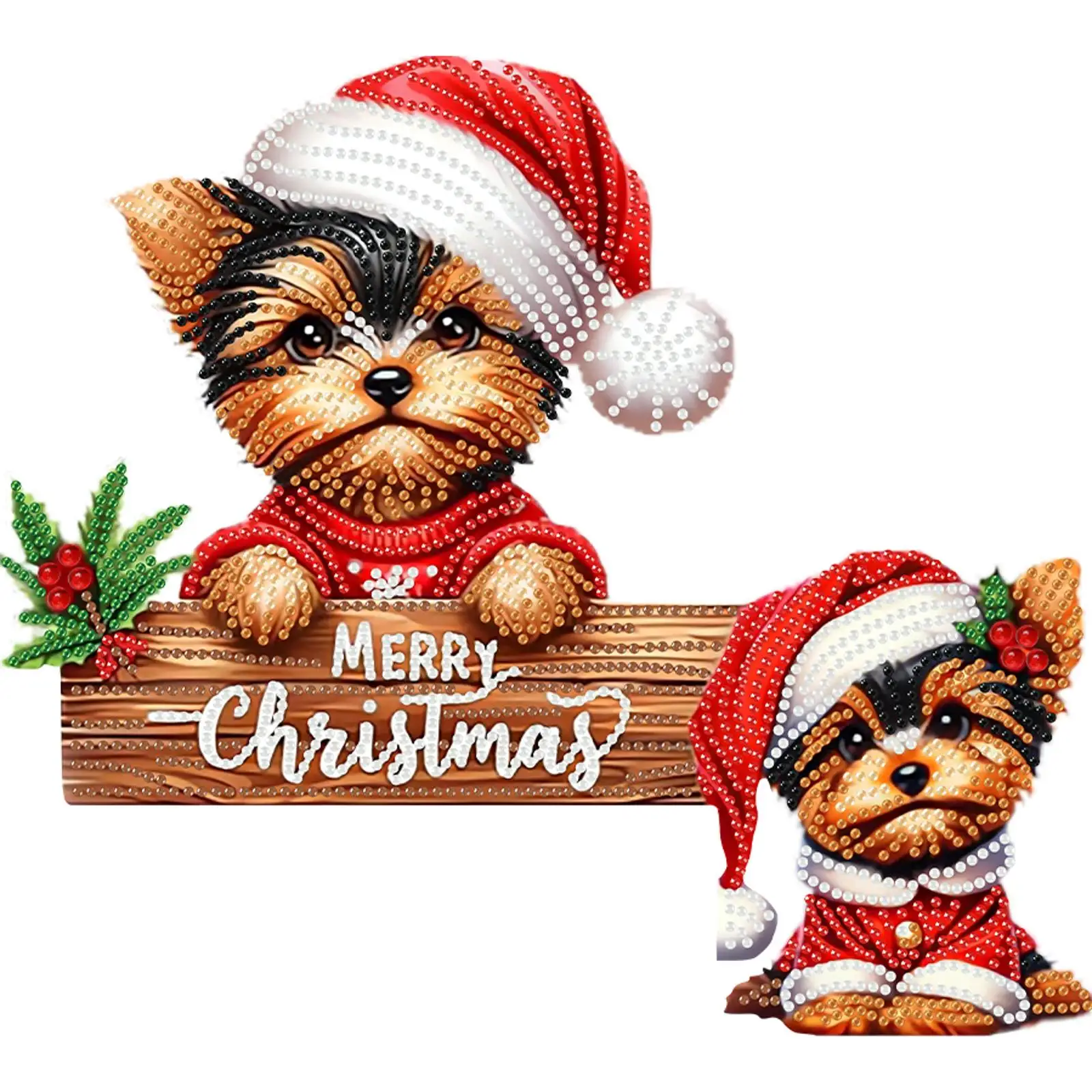 

Рождественская алмазная живопись своими руками, украшение для деревянной двери для подарков Feiend (Дед Мороза)