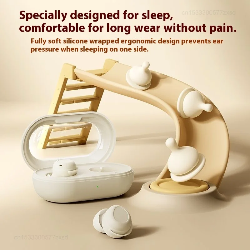 Youpin Tidur Nirkabel Earphone Bluetooth Tersembunyi Speaker Mini Nirkabel Headphone In-Ear HiFi Stereo Bluetooth Peredam Kebisingan