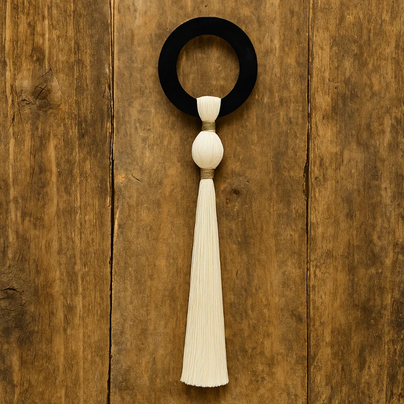 

Boho Macrame Wall Hanging Large Cotton Rope Woven Tapestry with Long Tassels Handmade Art Decor for Living Room Café Spaces