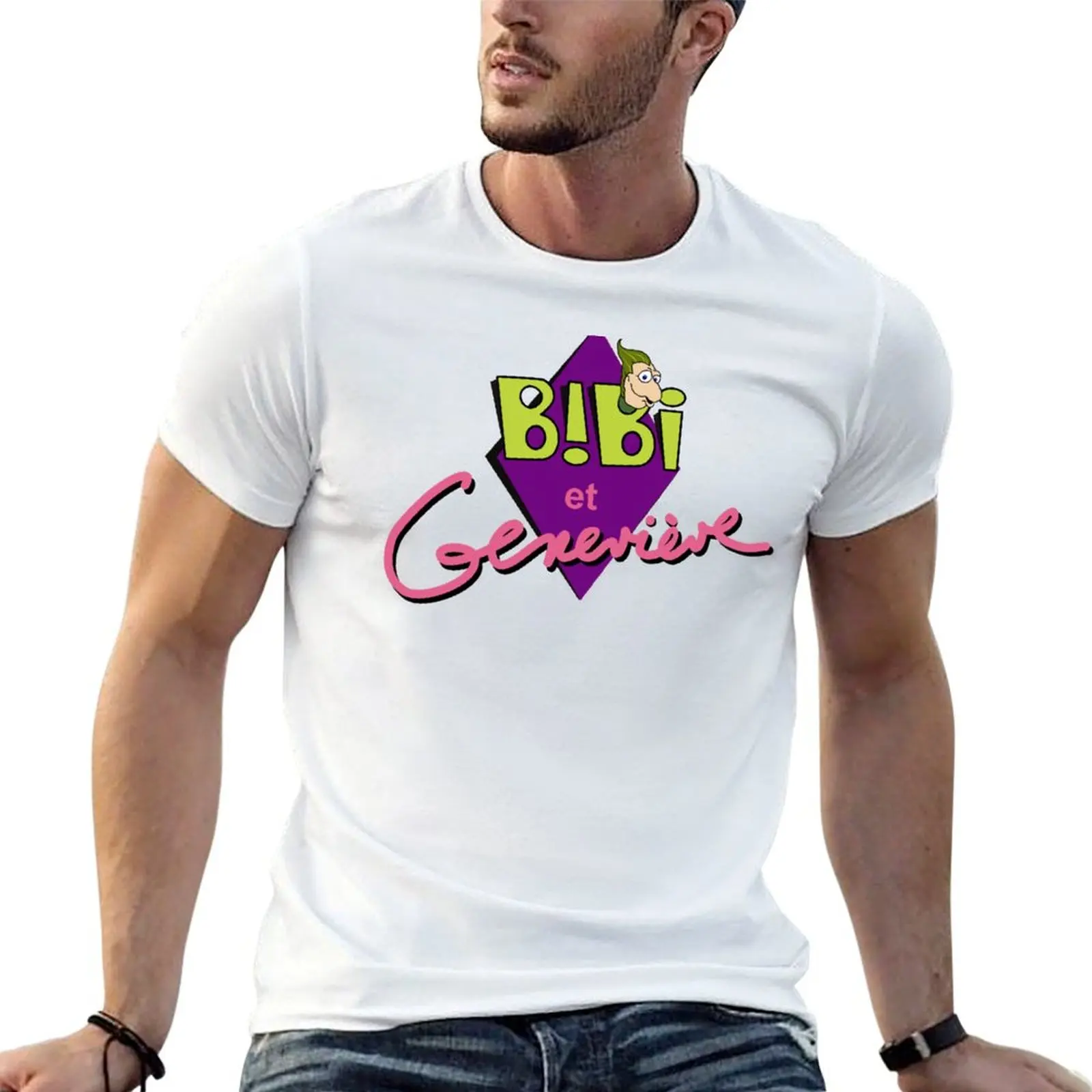

Bibi et Geneviève T-Shirt t shirts for man graphic funny man t shirts high quality luxury brand T-Shirt