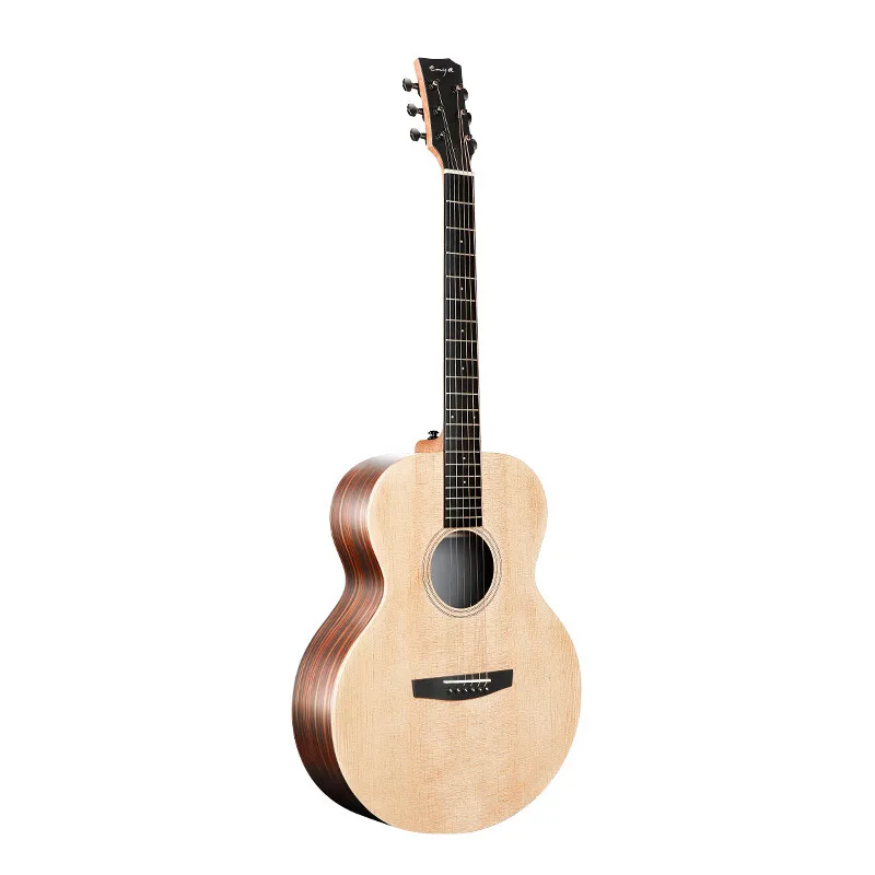 Enya EB-X1 Pro/EQ Single Board Guitar 34 Inch A class Congo Mahogany Double Custom With Acoustic Pickup Acoustic Guitar