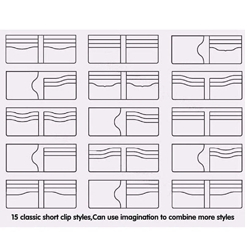

A3PE Leather Craft Tool Set 13pieces Acrylic Wallet Pattern Stencil Set Gift Crafts