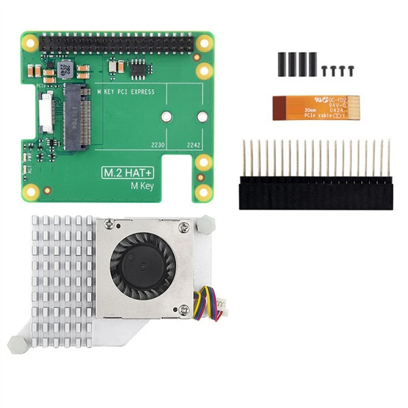 

Модуль платы расширения для Raspberry Pi 5 Pcle To M.2 Nvme, плата расширения SSD SSD M.2 HAT с модулем