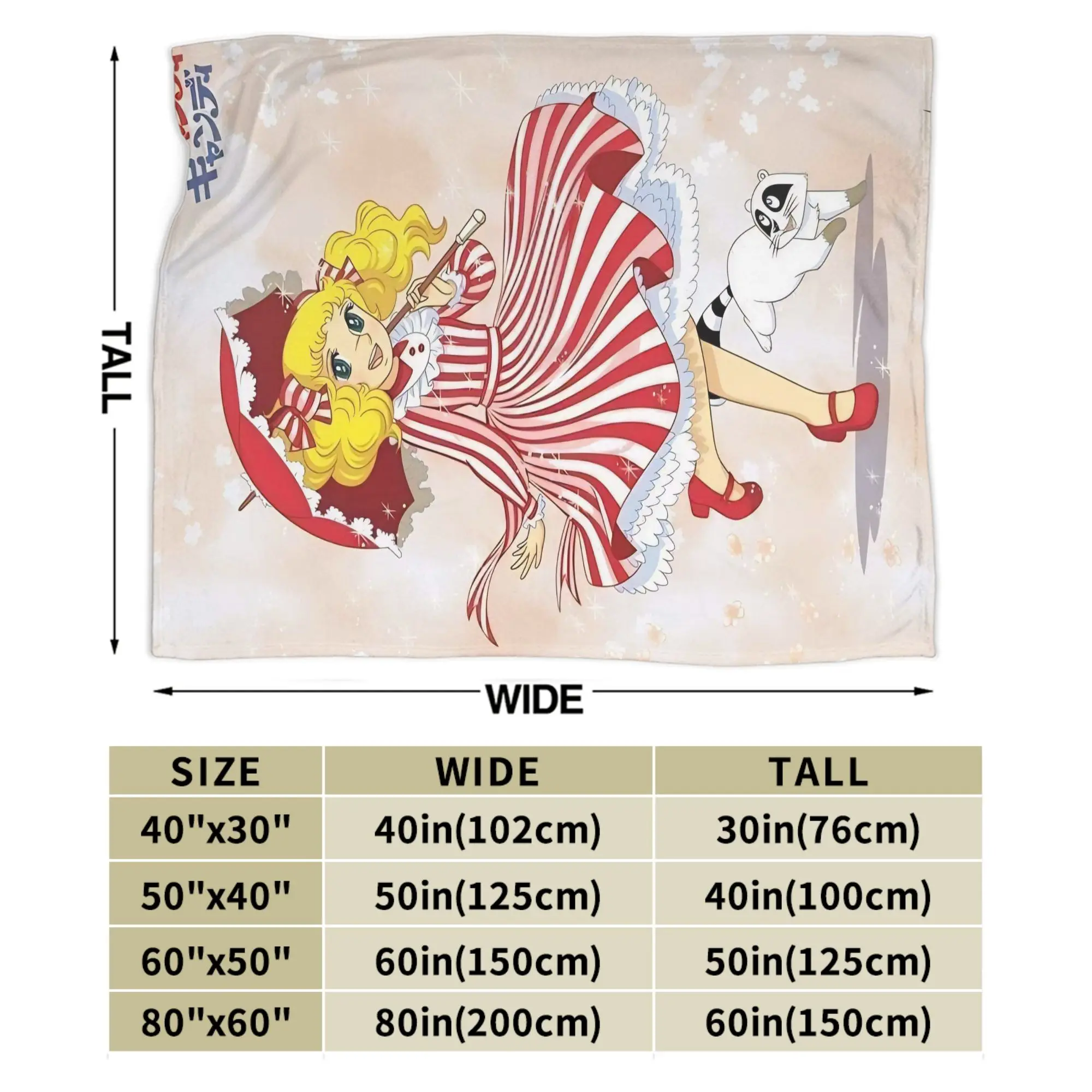 سوبر بطانية دافئة الفتيات الفتيان السفر كاندي كاندي مانغا رمي بطانية الفانيلا المفرش للمنزل ديكور الجمالية أريكة غطاء سرير
