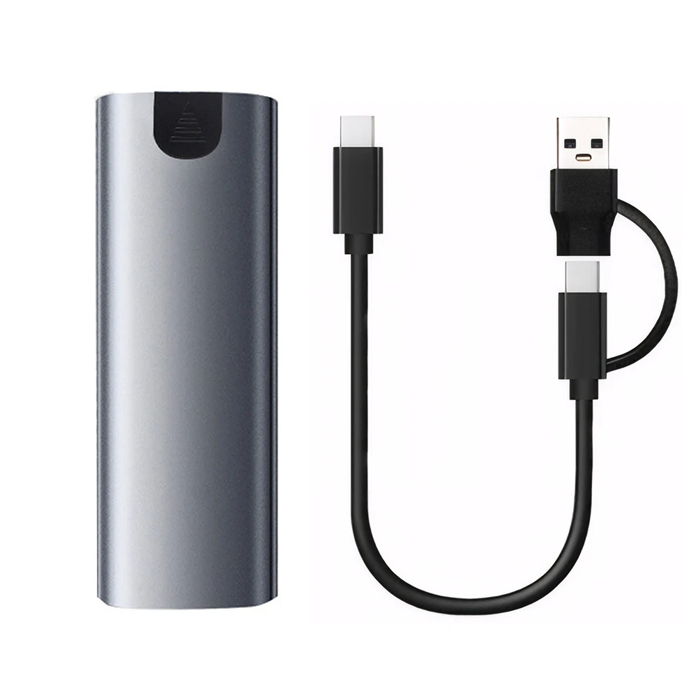 

Адаптер внешнего корпуса SSD M.2 NGFF к USB 3.1 Type-C 3.1 SSD-коробка из алюминиевого сплава B/(B+M) Ключ для твердотельного накопителя 2230/2242/2260/2280