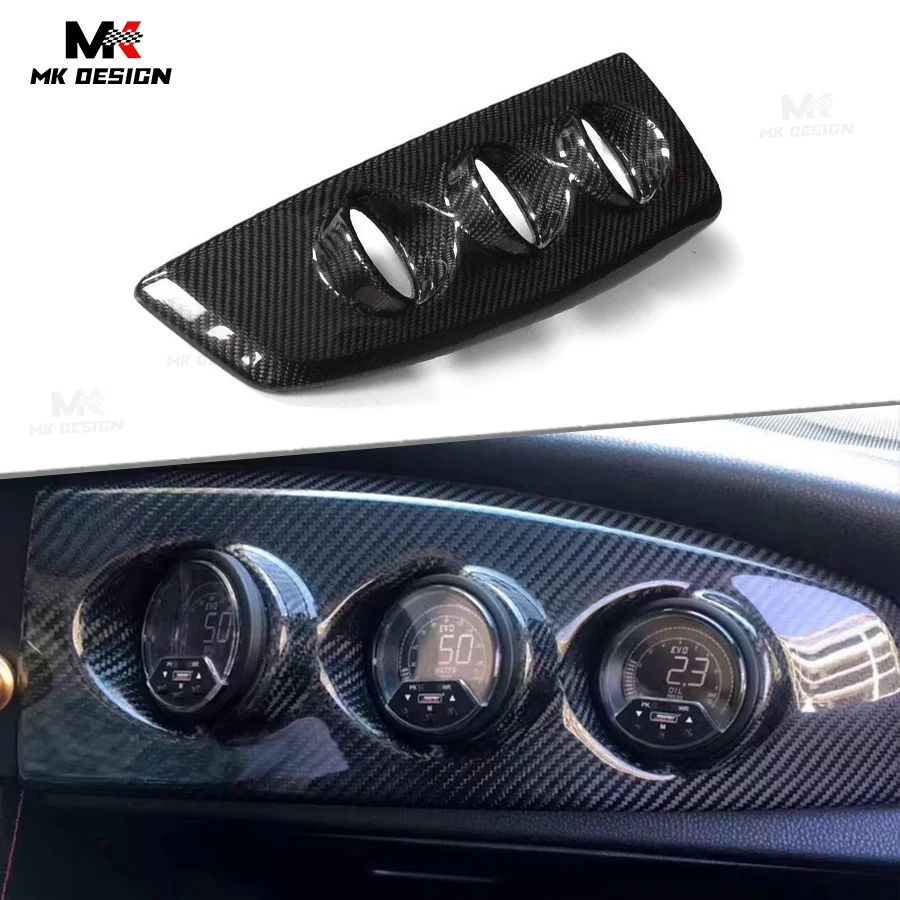 

Carbon Fiber Dash Mount Gauge Pod for Toyota GT86 Subaru BRZ 2013-2016 (Only for LHD) Interior Dashboard Cover Trims
