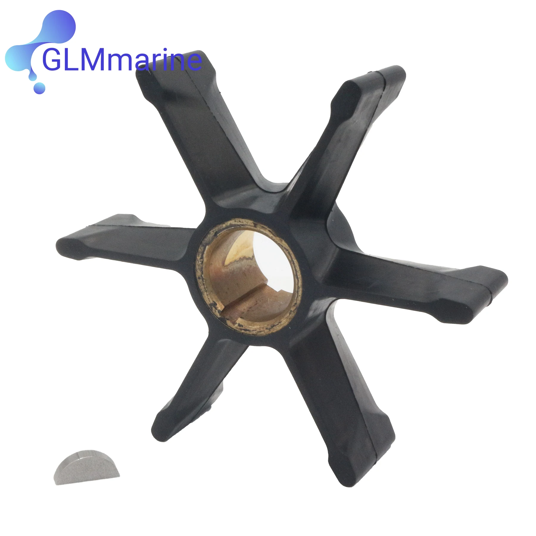 

Water Pump Impeller 777130 with Key 308928 for Johnson Evinrude OMC 100 - 454 HP Outboard Stern Drives 379475 777826 18-3086