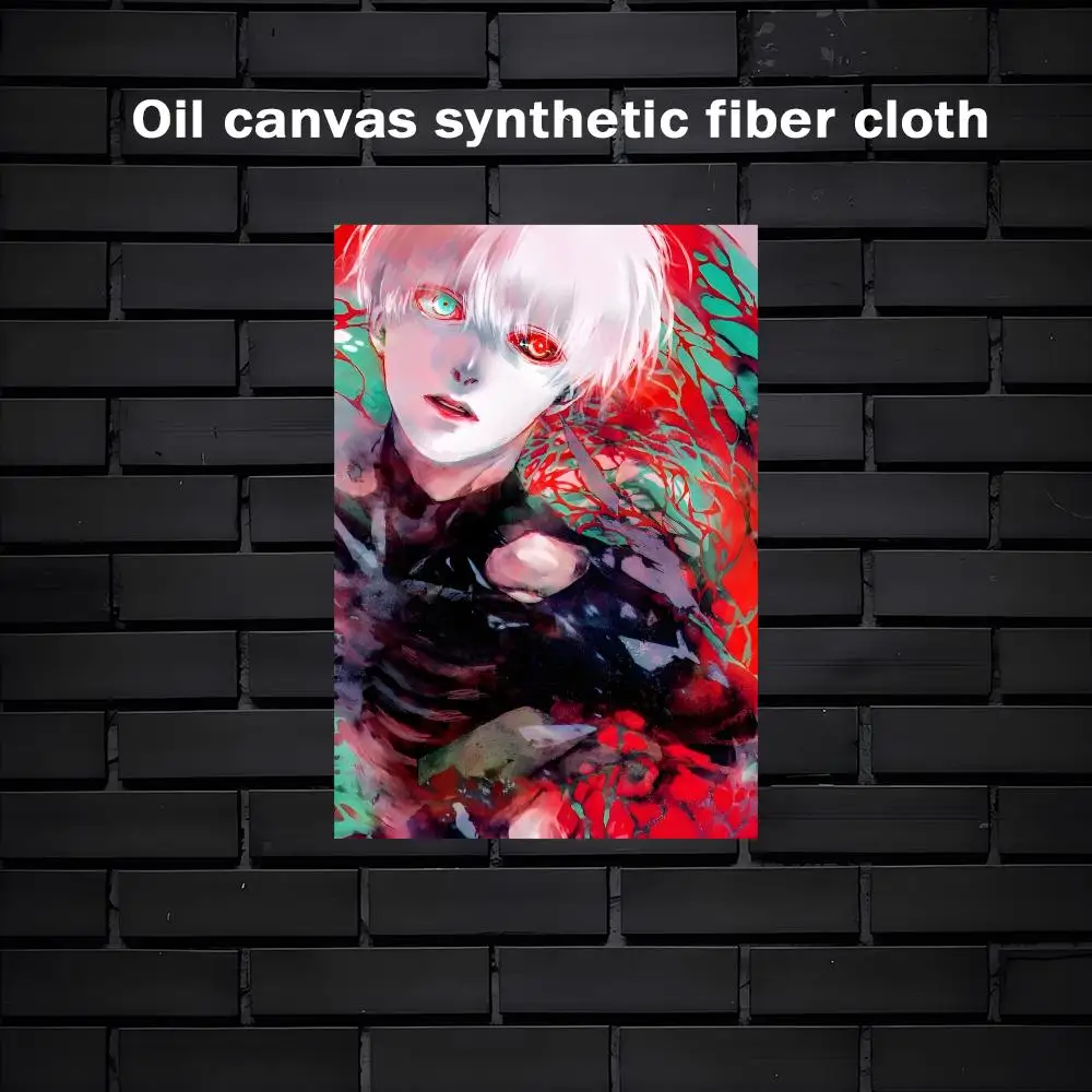 Tokyo ghoul classic Painting Calligraphy Exhibition poster photo oil painting canvas synthetic fiber for living dining room