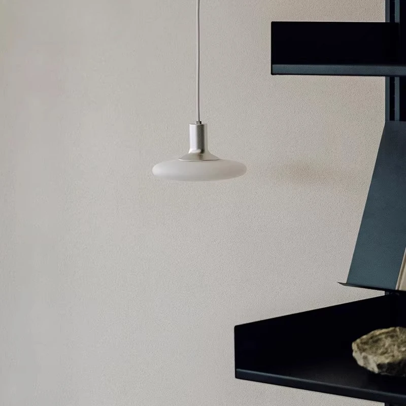 

Roundel White Glass LED Chandeliers Classical Style Warm Lighting Nordic Home Living Study Bedroom Atmosphere Decor Pendant Lamp