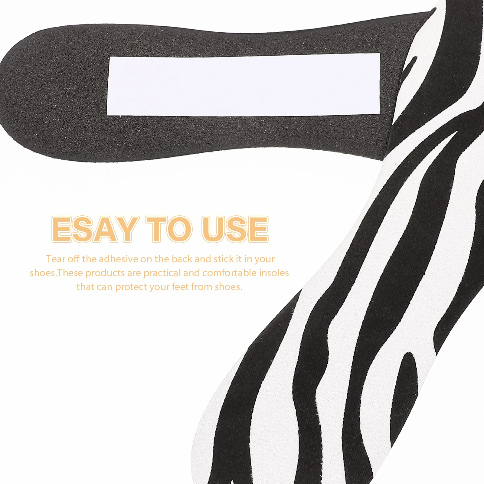 

3 Pairs Shock absorbing Sports Insoles Breathable Sponge Cushion Non slip Sweat absorbing Comfort Padding for Women