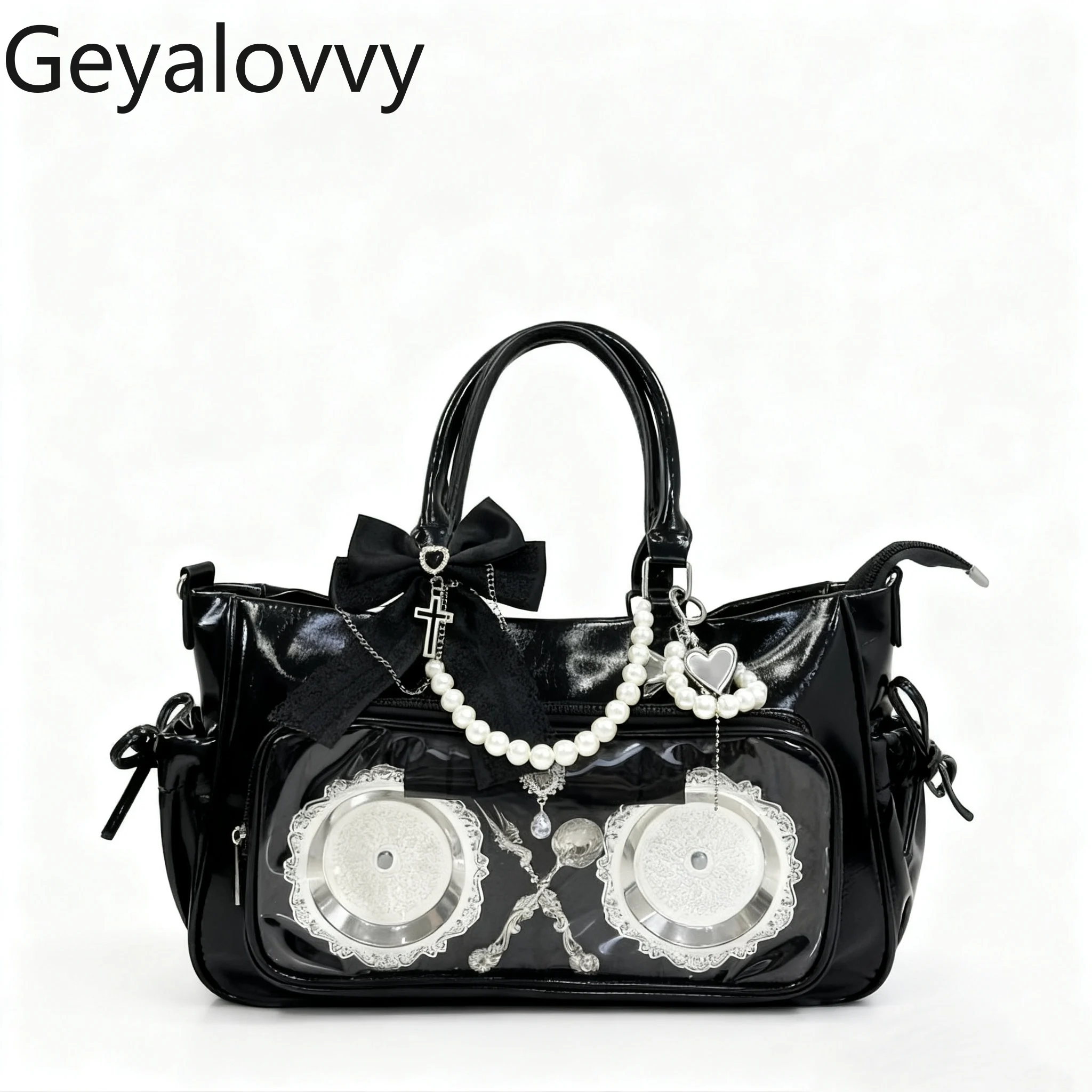 

Сумка через плечо, большая вместительная сумка через плечо с двойным плечом для женщин, модные милые повседневные сумки для девочек