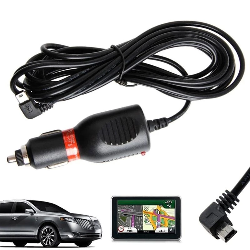 Mini USB Car Vehicle DC Power Charger Adapter Cord Cable For GARMIN GPS Nuvi 1.5A Drop Shipping