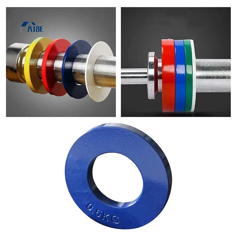 A18E-2X Pesas fraccionadas Pesas fraccionadas Mini Placas de pesas Placas de entrenamiento de fuerza Accesorio de disco preciso Azul 0,5 kg