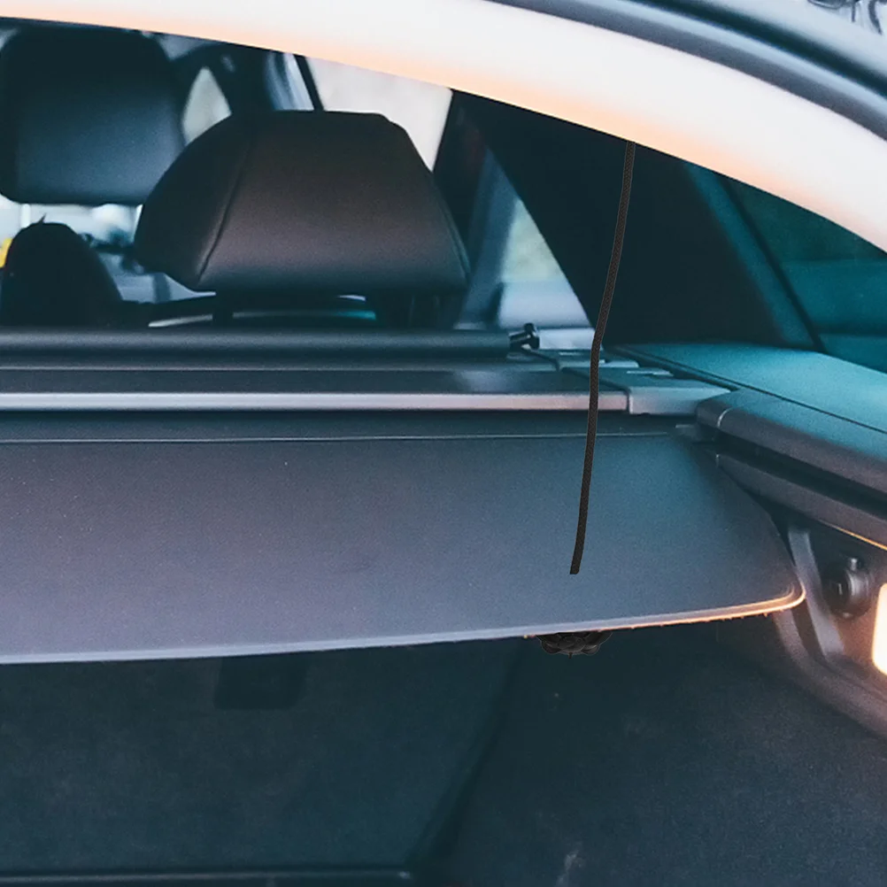 

2Pcs Rear Trunk Storage Tray Strap Car Interior Parcel Shelf Cord Practical Fixing Solution Long Lasting Performance