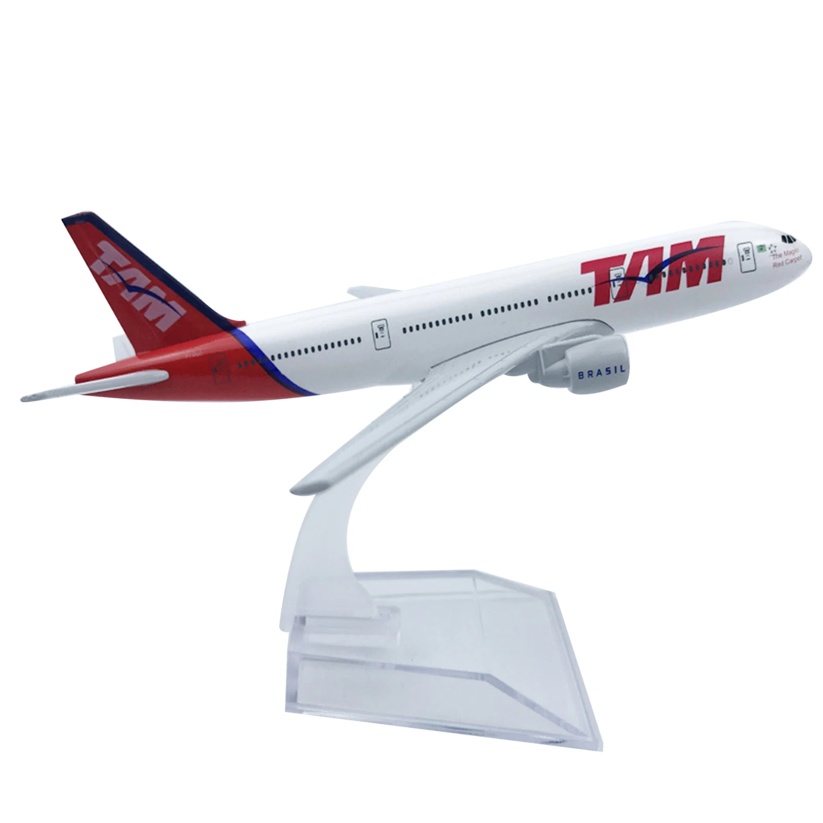 

16cm Alloy Metal Aircraft Model Toys 1/400 Scale Brazil TAM 777 Airplane Model For Collection Plane Models Souvenir Show