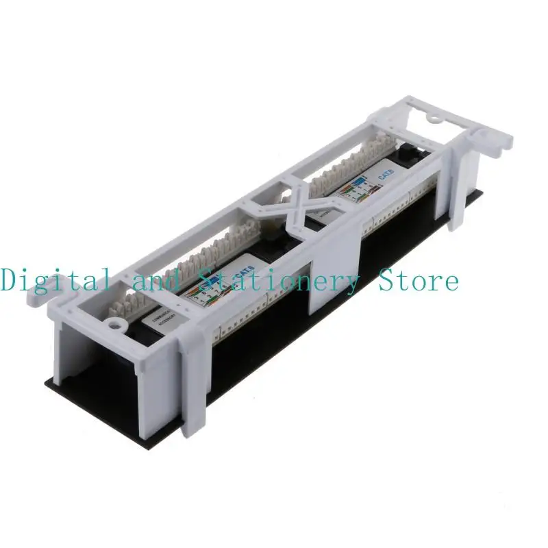 Y1UB CAT6 painel montagem parede e rack para RJ45 Rack ferramentas RJ45