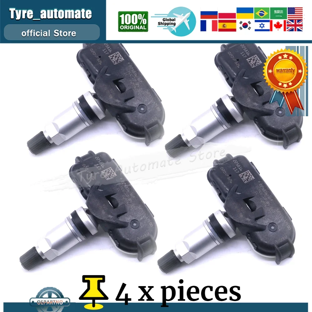 

4x52933-A7100 52933-3X205 ДАТЧИК TPMS ДЛЯ Hyundai Elantra Kia Forte 2012-2017 гг. 315 МГц СИСТЕМА МОНИТОРИрования ДАВЛЕНИЯ В ШИНАХ
