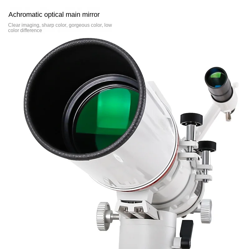 Achromatic astronomical telescope, professional stargazing, deep space, high-magnification viewing, starry sky and space