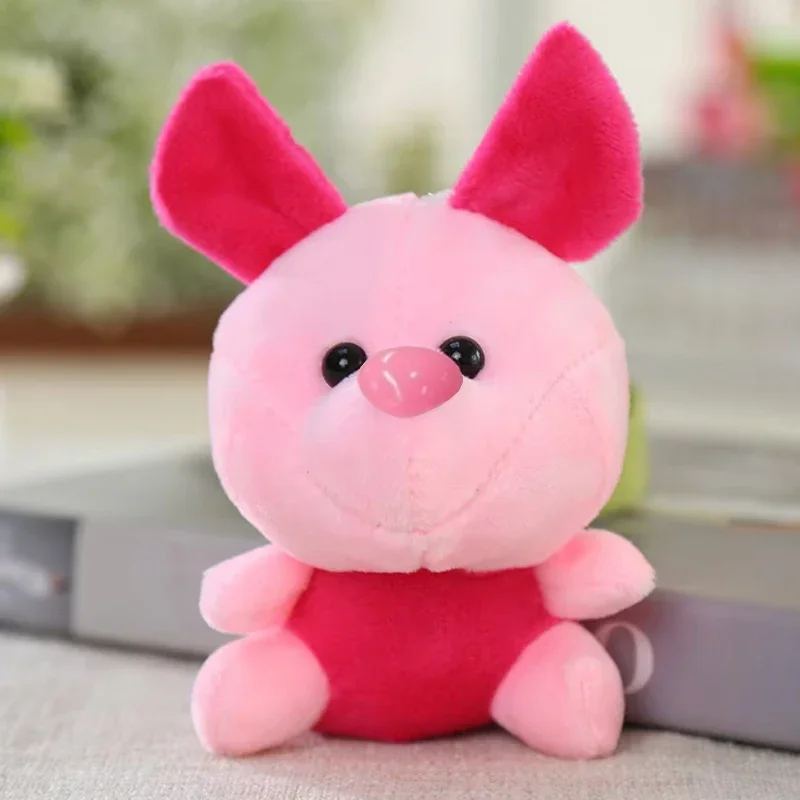 Wholesale 4pcs/lot 10cm Winnie Bear Plush Toys Keychain Cute Rabbit Daisy Animal Tiger Stuffed Small doll Gifts For Kids