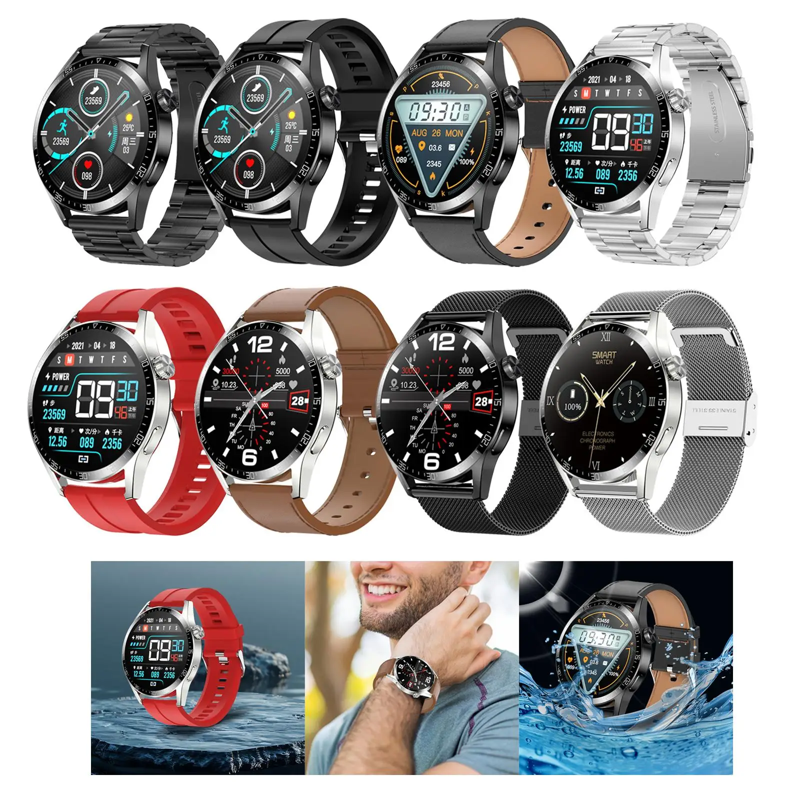 Smart Watch Gifts IP68 Water Resistant Wrist Watch for Running Sport Student