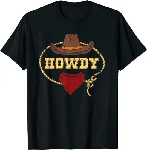 Howdy Shirt Western Rodeo Country Cowboy Texan T-Shirt