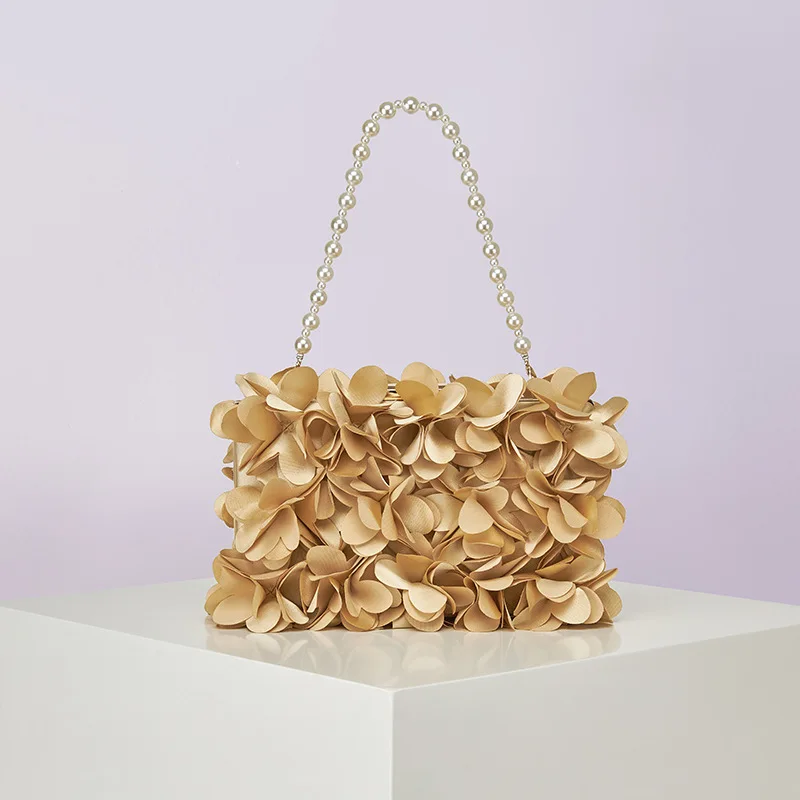 

Petal dinner bag banquet clutch bag cheongsam dress with new Chinese Hanfu national style small bag