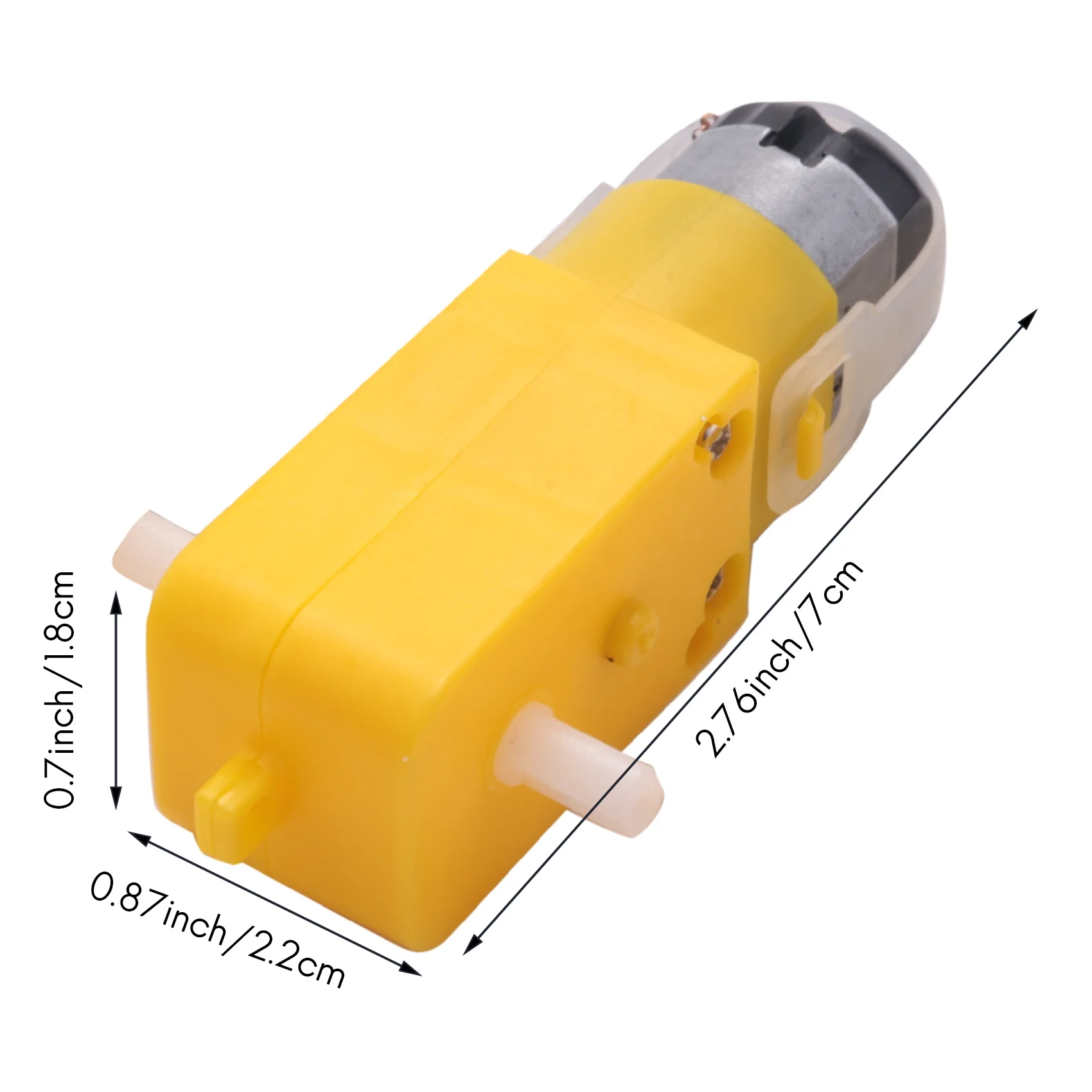 Motor de engranaje de coche inteligente de lanzamiento de Motor Tt de coche inteligente de 10 piezas para Arduino