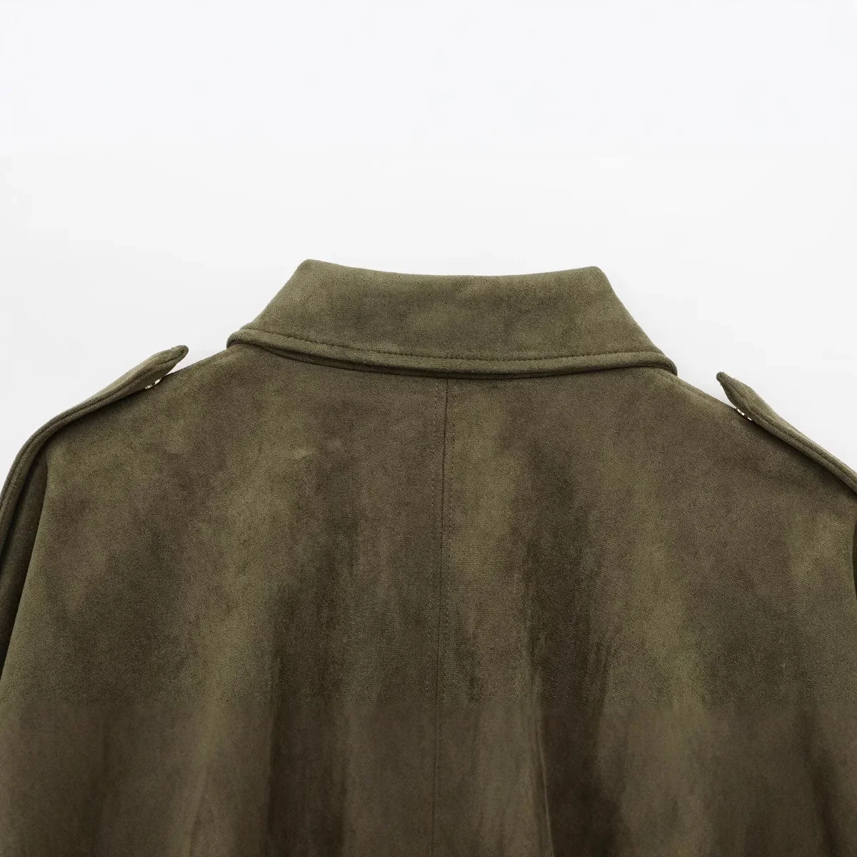 가을 신상 벨벳 질감 파일럿 재킷 여성용 크로스보더 의류 긴팔 탑