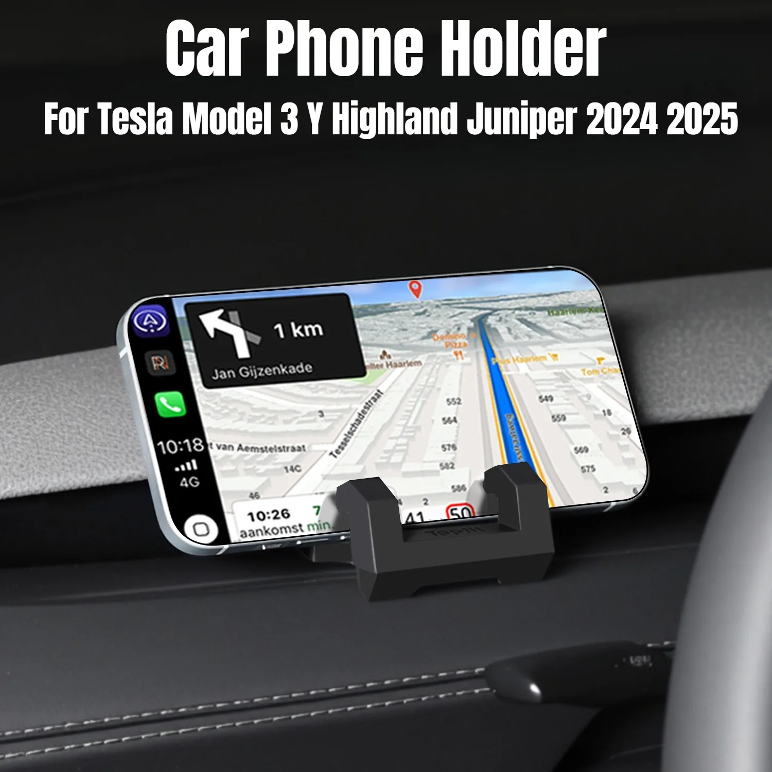 

Силиконовый автомобильный держатель для телефона Tesla Model 3 Highland Model Y Juniper, бесшумный зажим без следов для приборной панели, аксессуары для вентиляционных отверстий