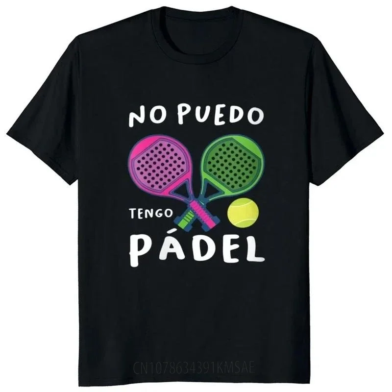 Funny  Divertido Porque Pierdo Al Padel Tshirts Men Women Short-sleev Exercise Breathable Graphic Tee Casual Streetwear