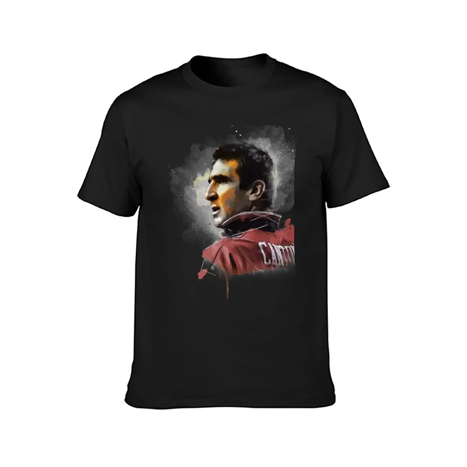 Eric Cantona Painting T-Shirt custom t shirt cheap stuff plus size tops sports fans mens plain t shirts