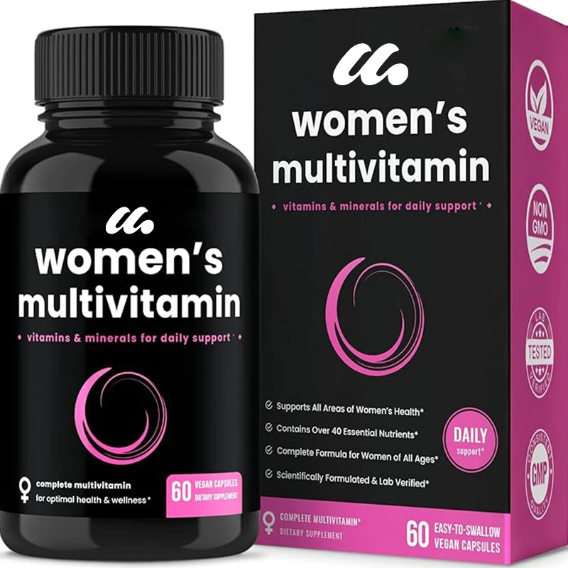 Women's Daily Complex Vitamin Supplements - Vegetarian Capsules - Women's High Quality Multi mineral Complex Vitamins