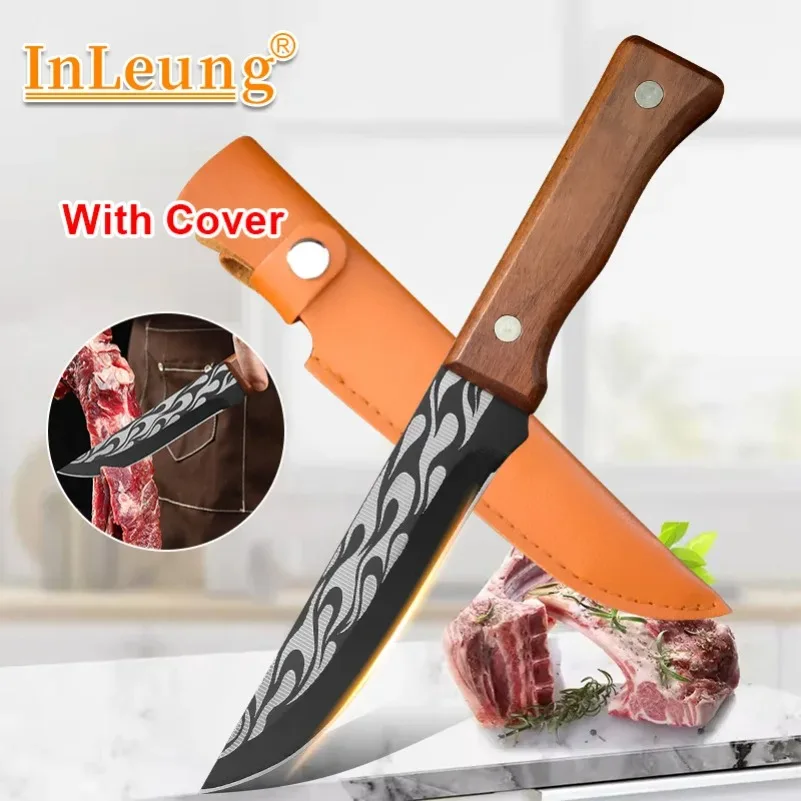 Forged Boning Knife Multifucntional Kitchen Knive Stainless Steel Chef Slicing Meat Fish Fruit Knife BBQ Cutter Kitchen Supplies