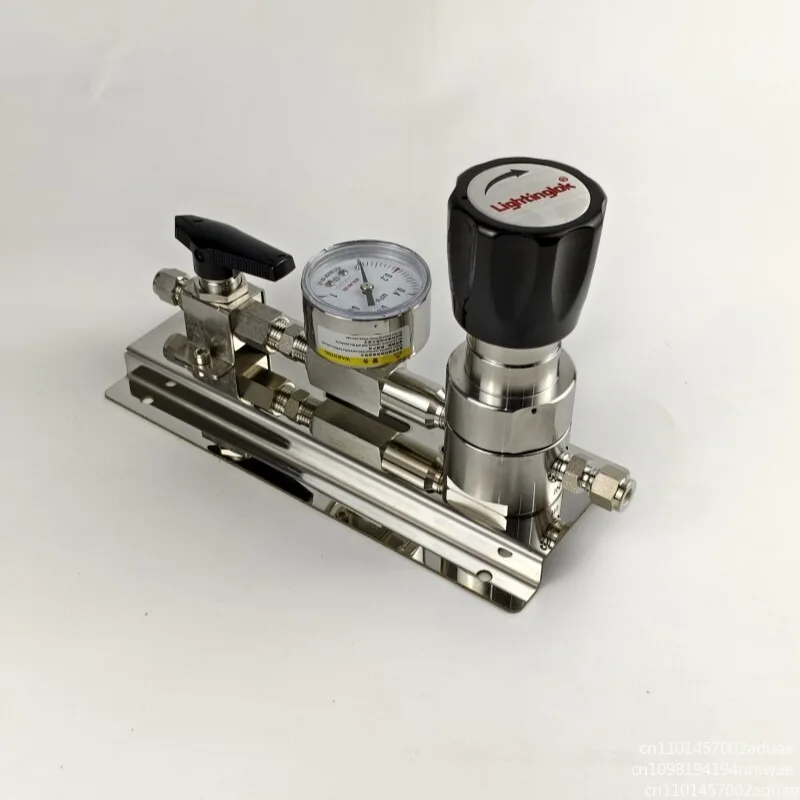 Stainless steel pressure reducing valve end point secondary ball valve control panel one in and one out semi-automatic