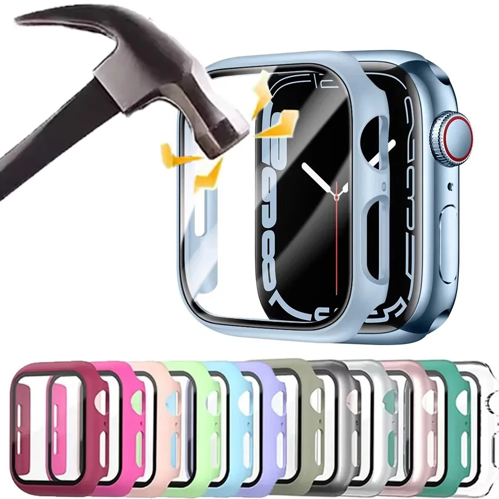 PC-Gehäuse für Apple Watch Ultra 3-2-1 49mm 11 10 46mm 42mm Schale mit Membranintegration IWatch 9 8 7 6 5 SE 45mm 41mm Schutzgehäuse