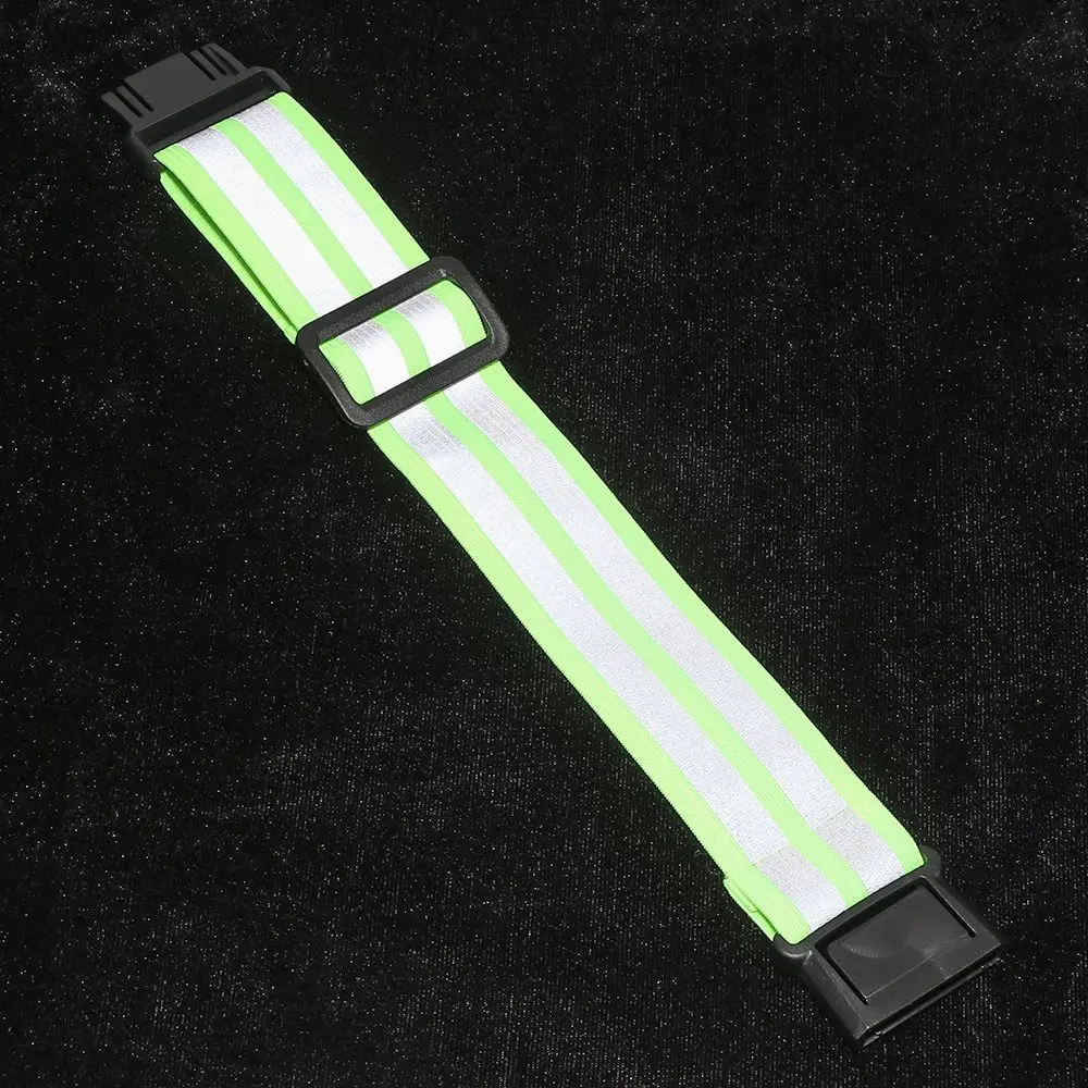 4cm Bike Safety Alert Sport Tape Bicycle Bind Strap Reflector Wristband Cycling Reflective Strips Warning Armband