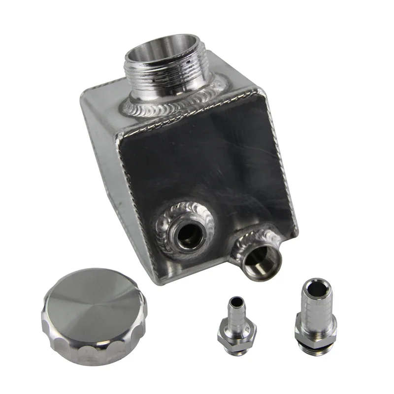 

Universal Aluminum Power Steering Fluid Reservoir Can with Cap for V6 V8 VT VX VU VY VZ VE LS1 LS2