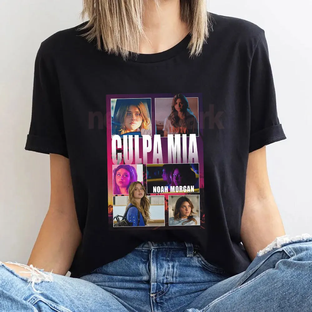 Culpa Nuestra Spanish Romantic Films Graphic T Shirts Movie Our Fault Noah Moran Nick Lester T-shirt Woman Man Cotton Tops Tees