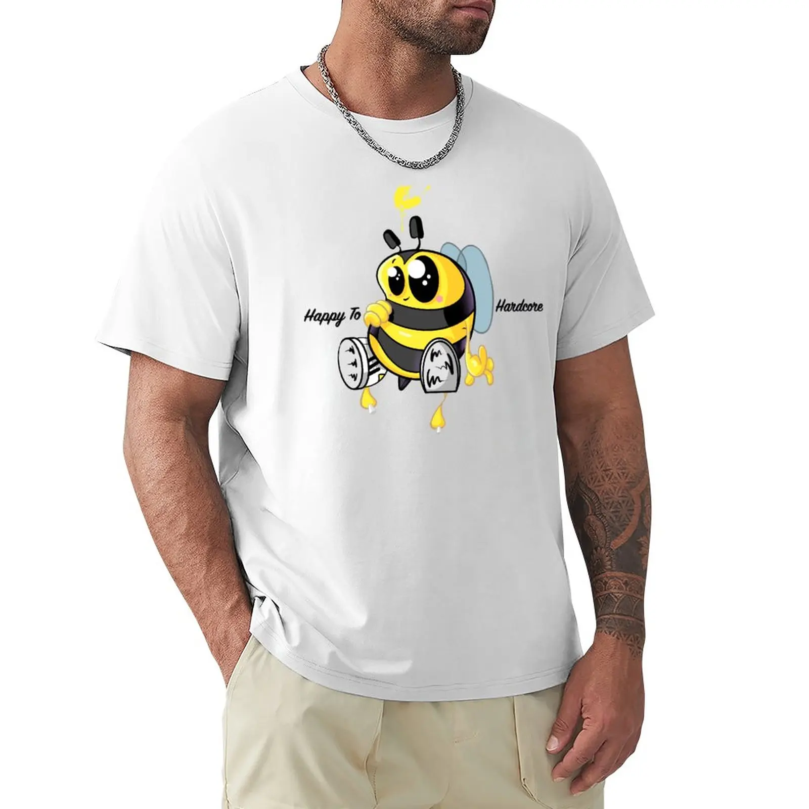 happy to be hardcore T-Shirt cute clothes shirts graphic tees oversized t shirt men