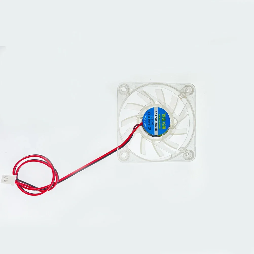 1pcs 3D Printer Fan 6010 6015 2pin 60x60X10 60x60X15mm 5V Cooling Fan LED Light Cooler  Luminous Hydraulic Bearing  DC 5V