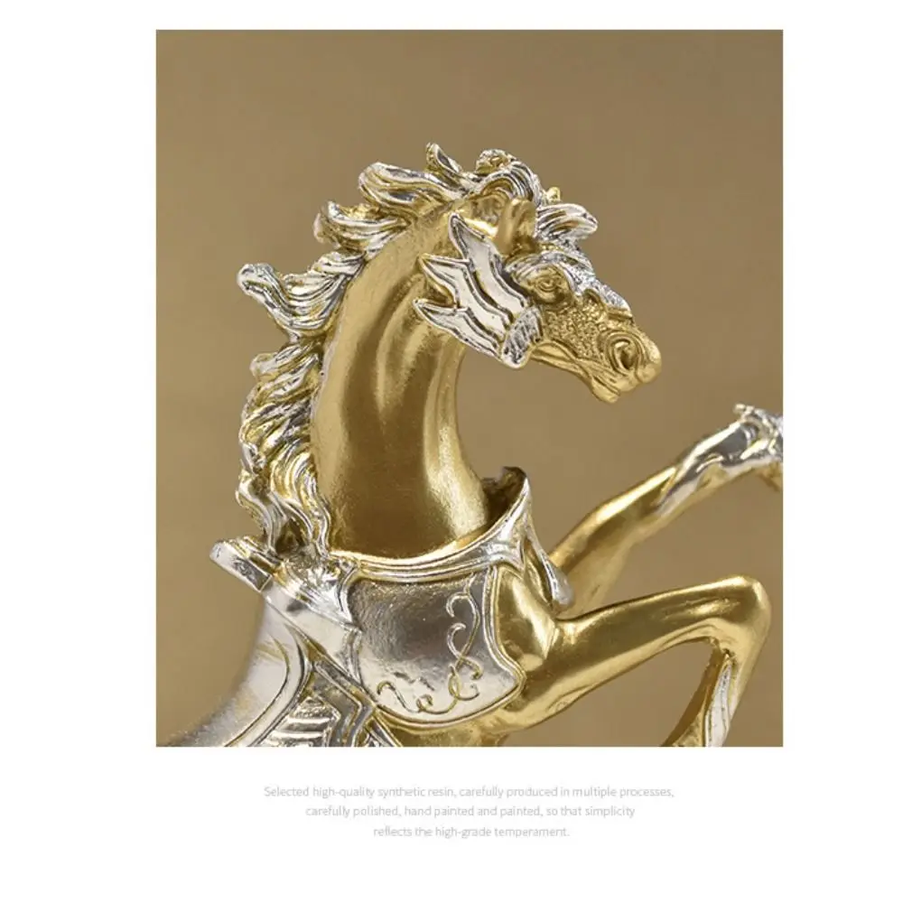 Micro Landscape Art Horse Ornament Modern Creative Horse Statue Handicraft Miniatures Figurine Office