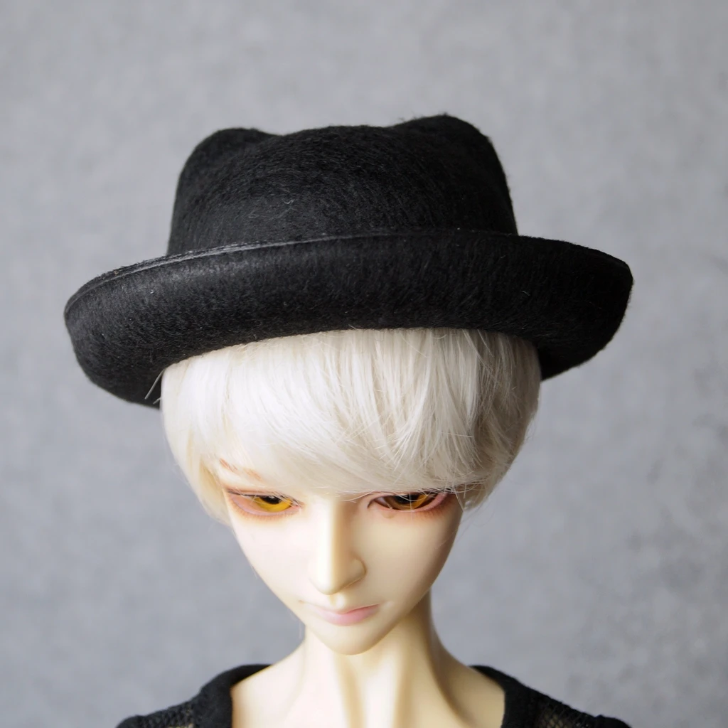 

BJD Black Cap Hat For 1/6 1/4 MSD 17" 1/3 24" 60CM Tall BJD SD DK DZ AOD DD Doll Free Shipping HEDUOEP