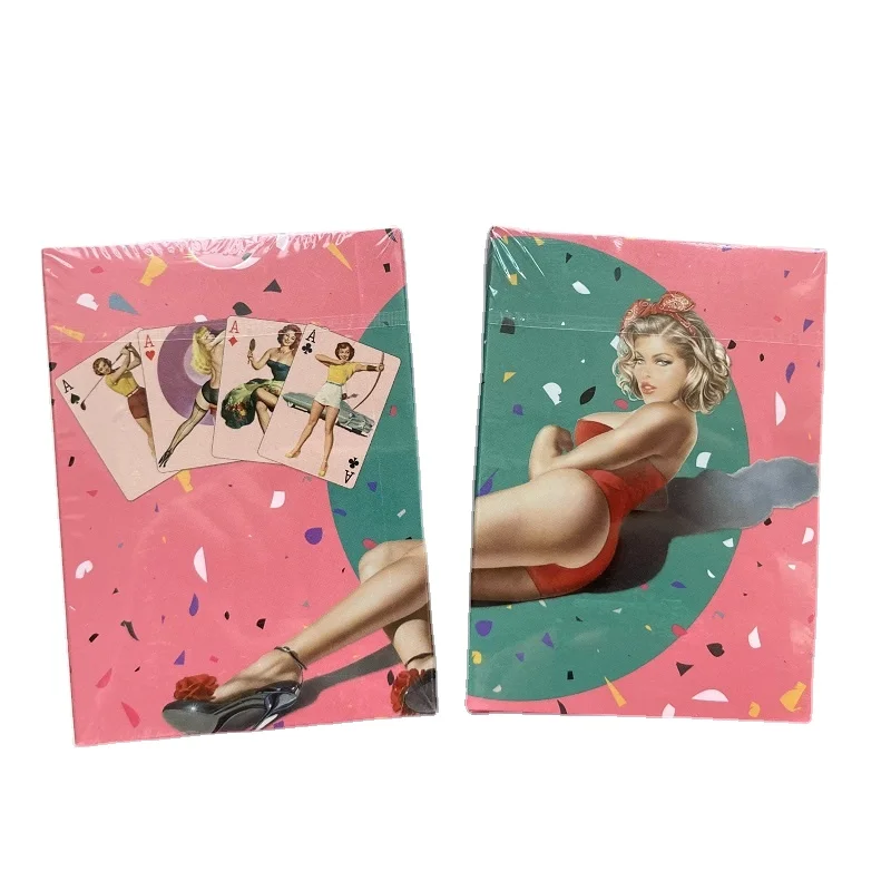 Paper Sexy Lady Poker Cards for adults women naked Game Playing Cards Vintage collection poker set Couple Gift sex card