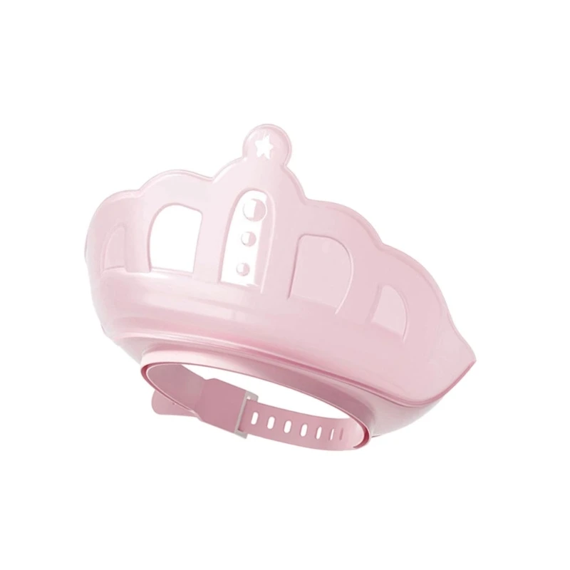 J15U قبعات استحمام شامبو للأطفال مقاومة للماء قابلة للتعديل، تصميم كرتوني صديق للبشرة، قبعة استحمام للأطفال وقت الاستحمام