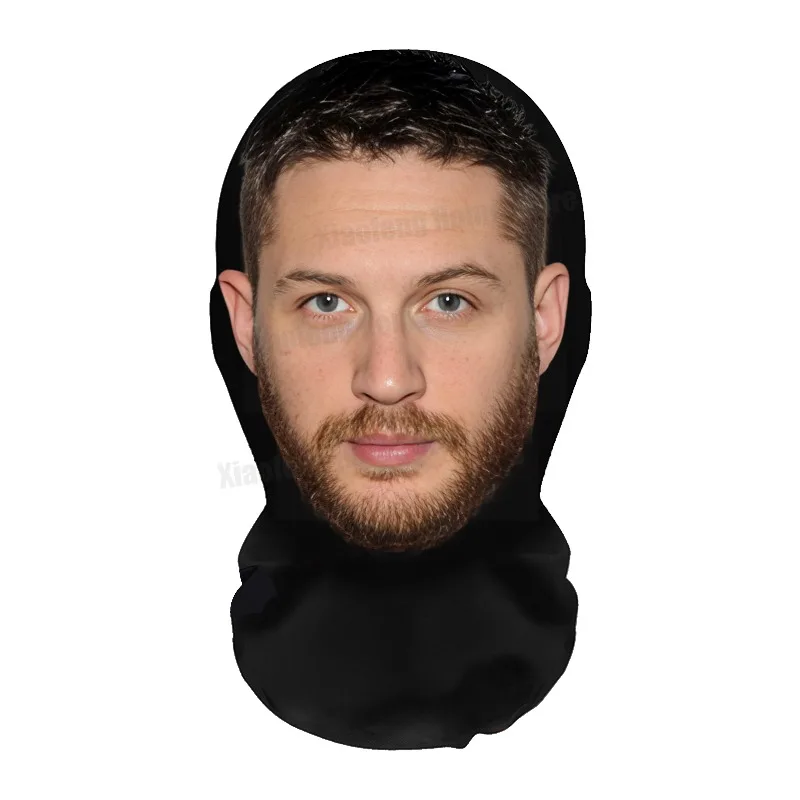 NEU 2026 3D Nahtlose Maske Lustige Gesichtsmuster Kopftuch Promi Eisseide Sonnenschutz Kopfmaske Halloween Cosplay Requisiten