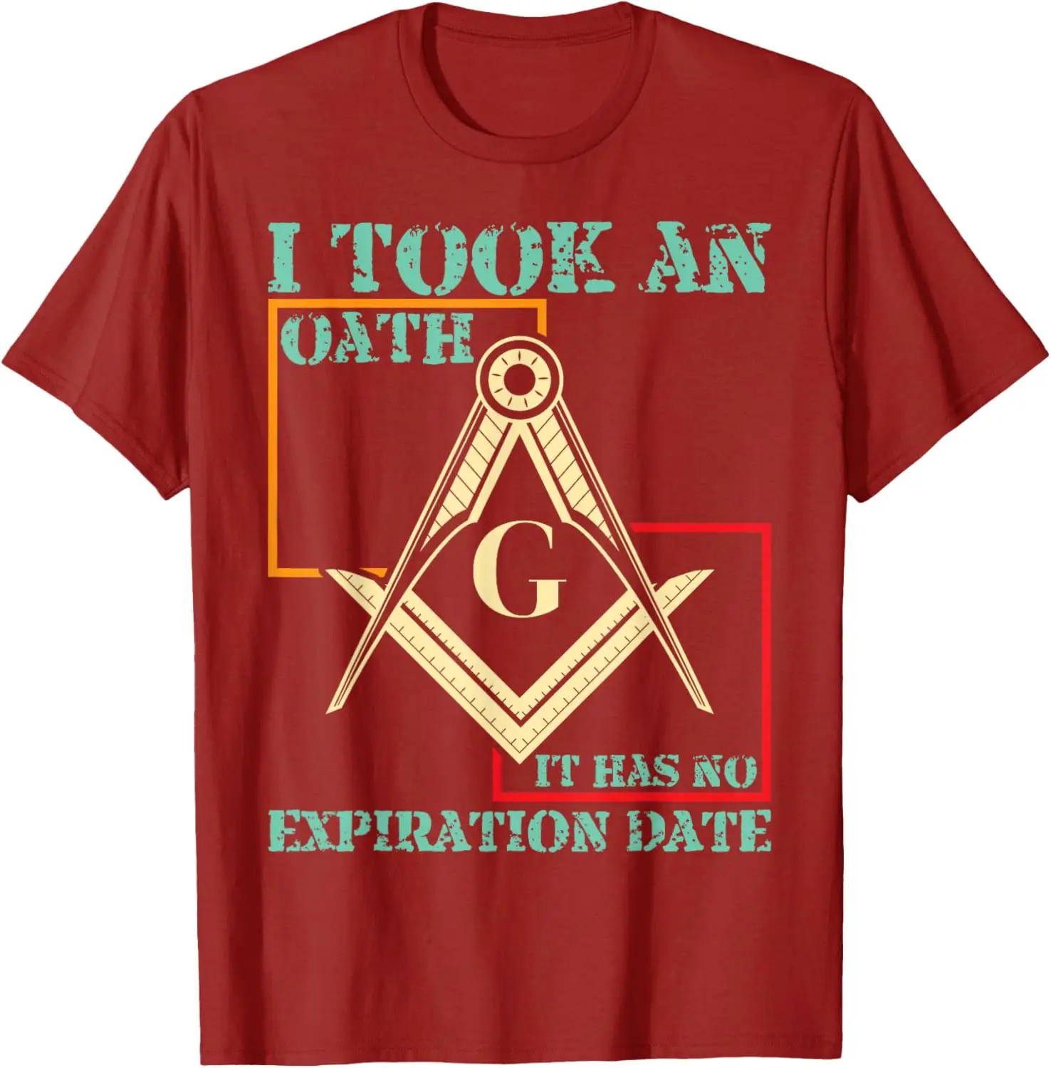 I Took An Oath Freemason Masonic Master Masons Freemasonry T-Shirt 100% Cotton O-Neck Short Sleeve Summer Casual Mens T-shirt